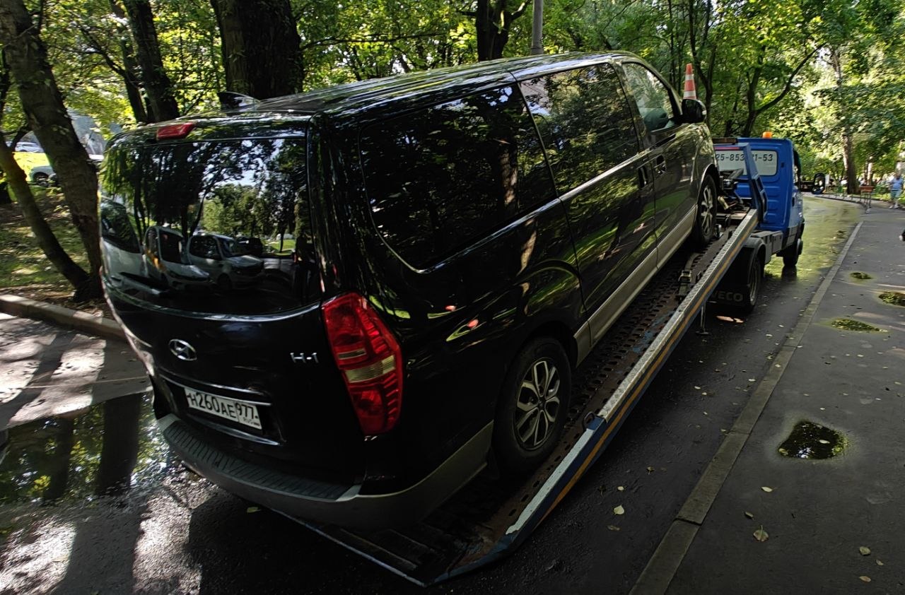 Эвакуация минивэна Hyundai H-1